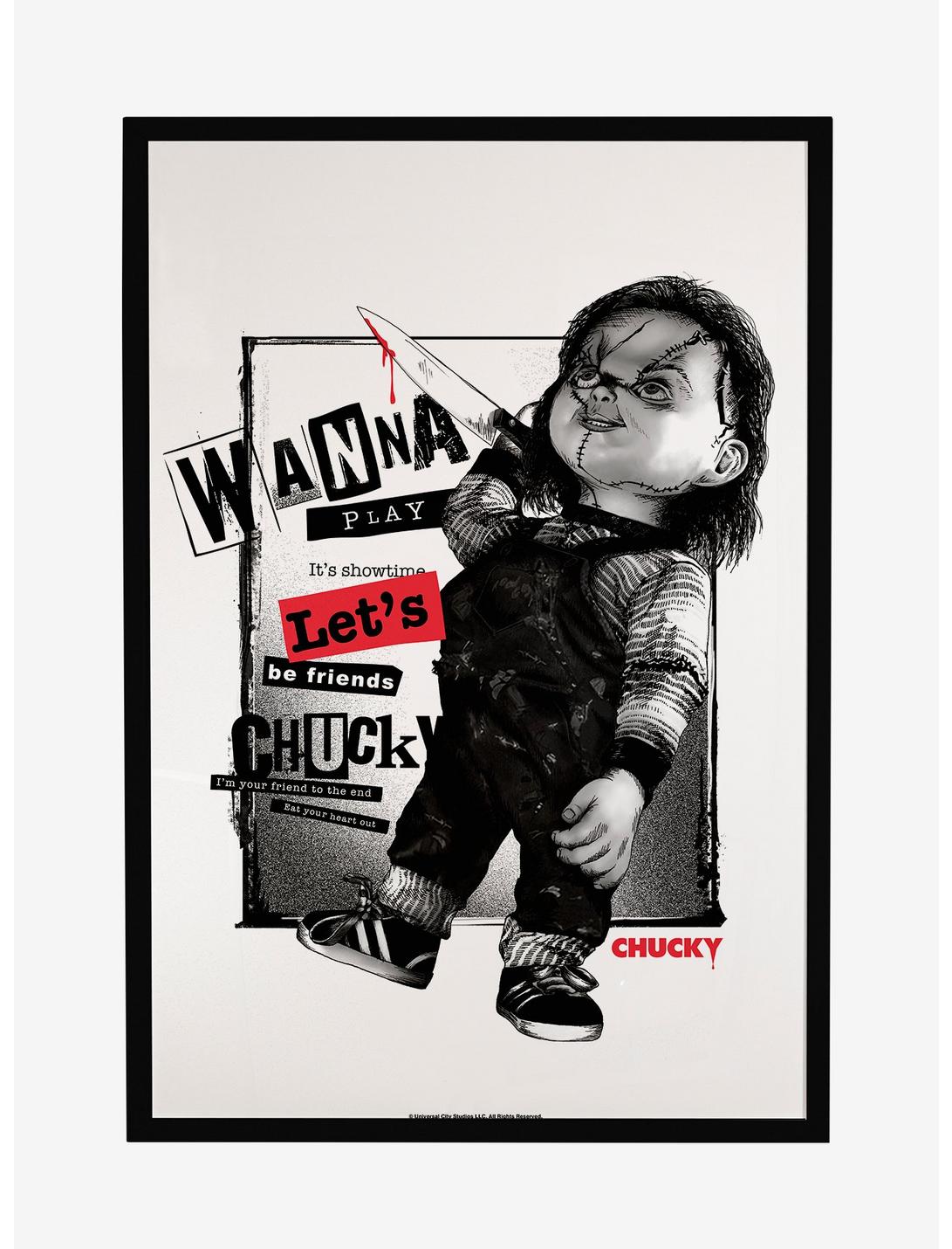Chucky TV Series Let's Be Friends Framed Poster, , hi-res