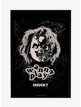 Chucky TV Series Wanna Play Framed Poster, , hi-res