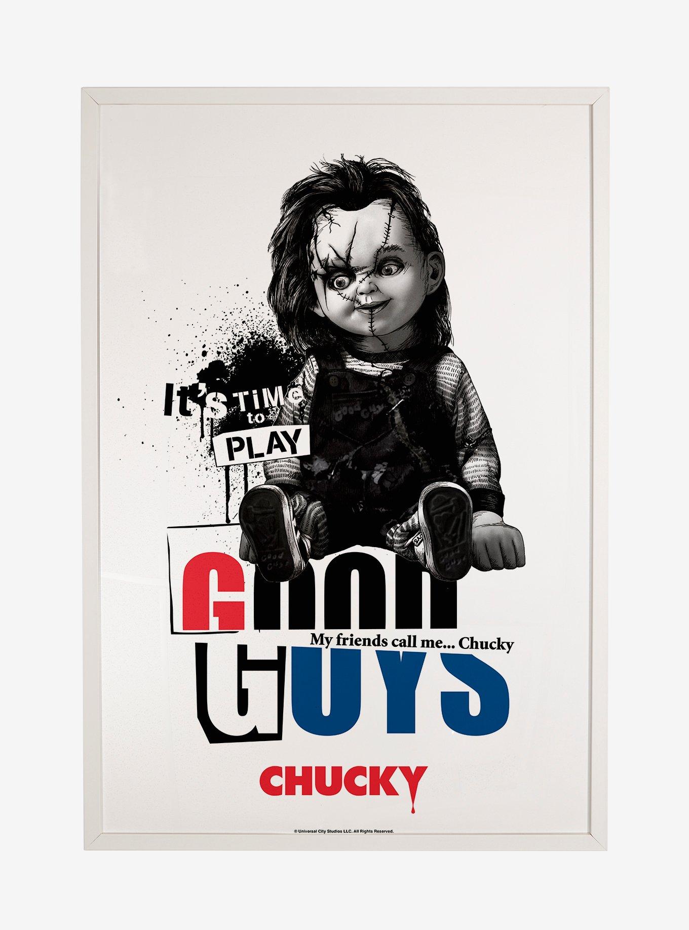 Chucky TV Series It's Time To Play Framed Poster, WHITE, hi-res