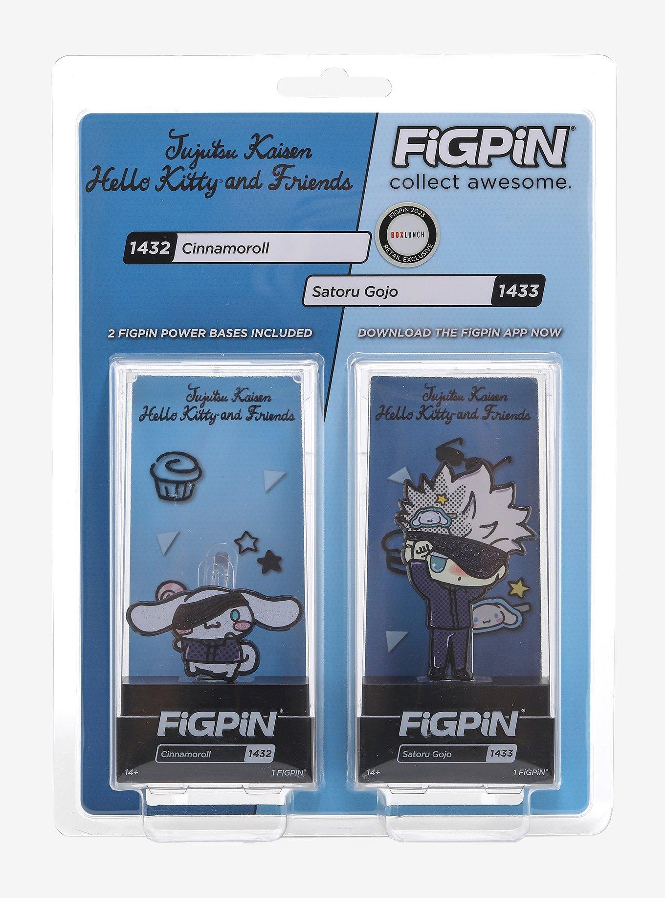 FigPin Jujutsu Kaisen x Hello Kitty and Friends Cinnamoroll & Satoru Gojo Enamel Pin Set - BoxLunch Exclusive, , hi-res