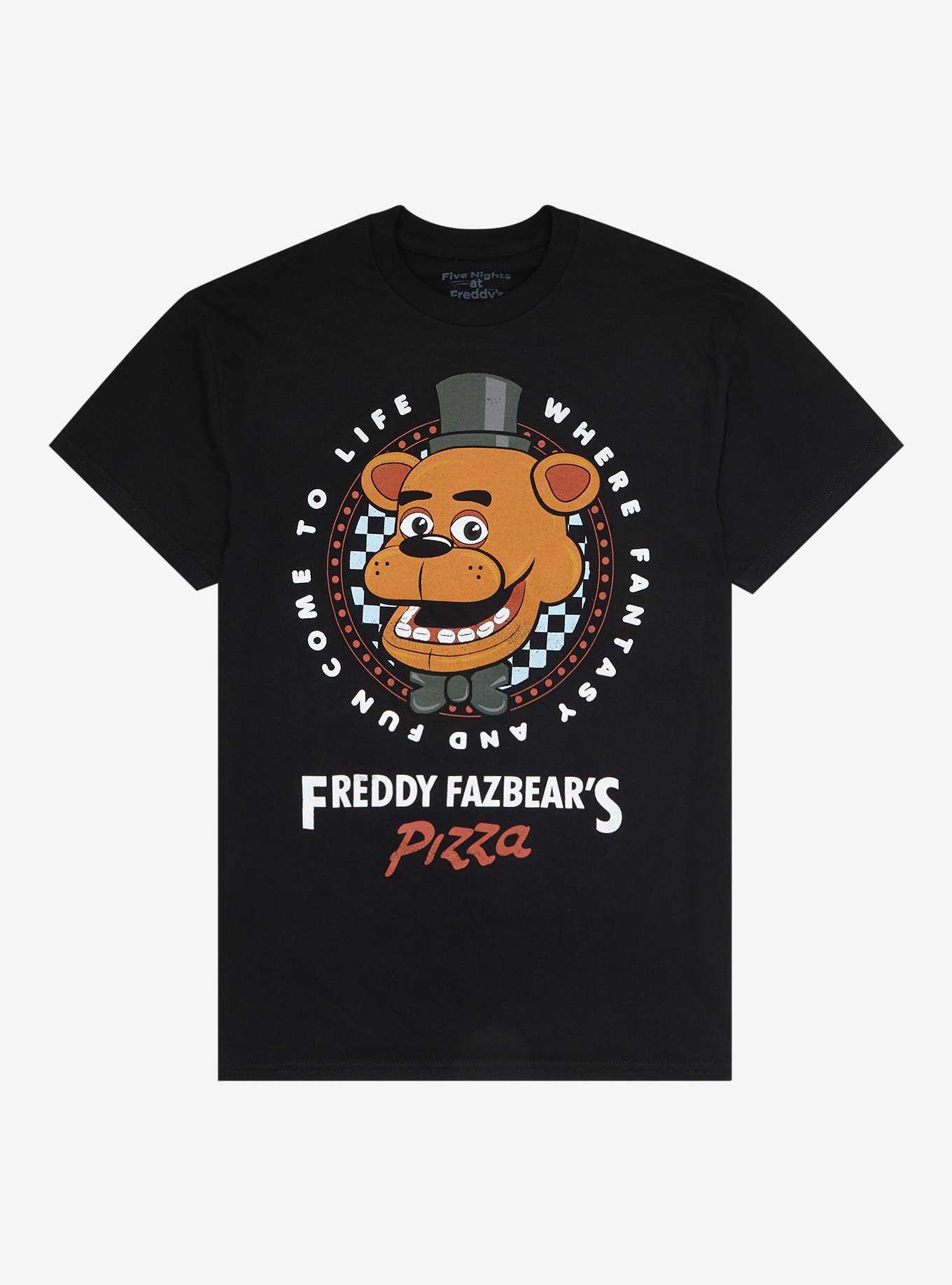 Five Nights At Freddy's Freddy Fazbear's Pizzeria Logo T-Shirt, , hi-res
