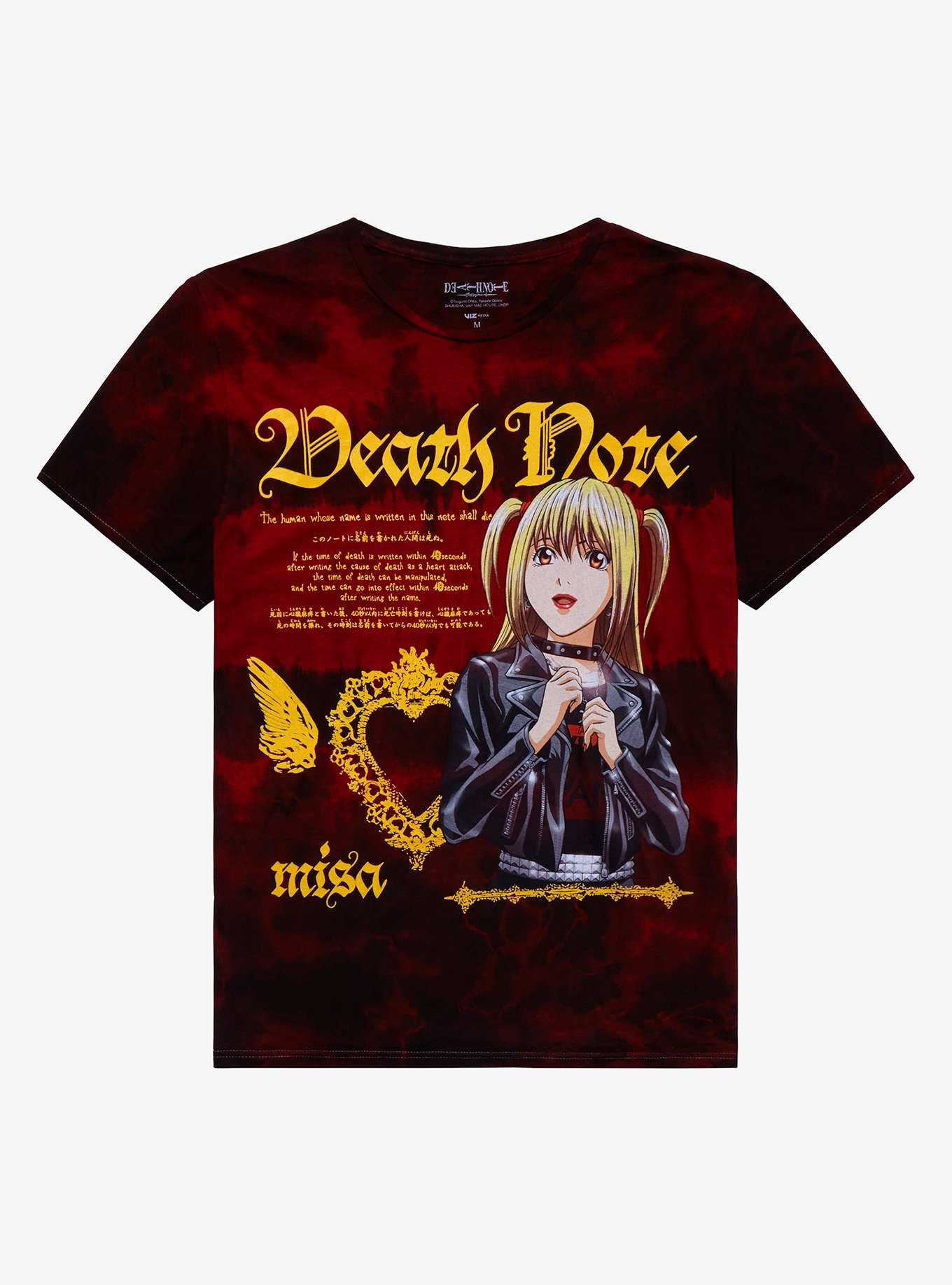 Death Note Misa Quote Tie-Dye T-Shirt, , hi-res