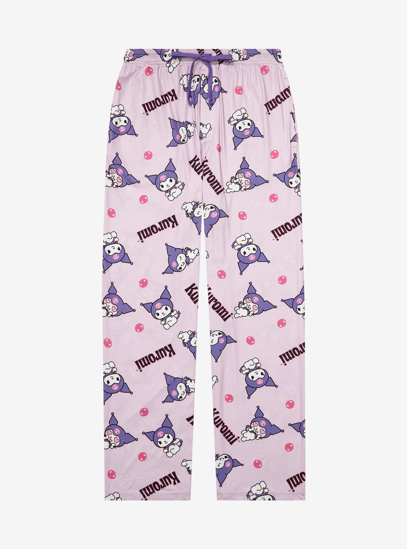 Sanrio Kuromi Allover Print Sleep Pants - BoxLunch Exclusive, LAVENDER, hi-res