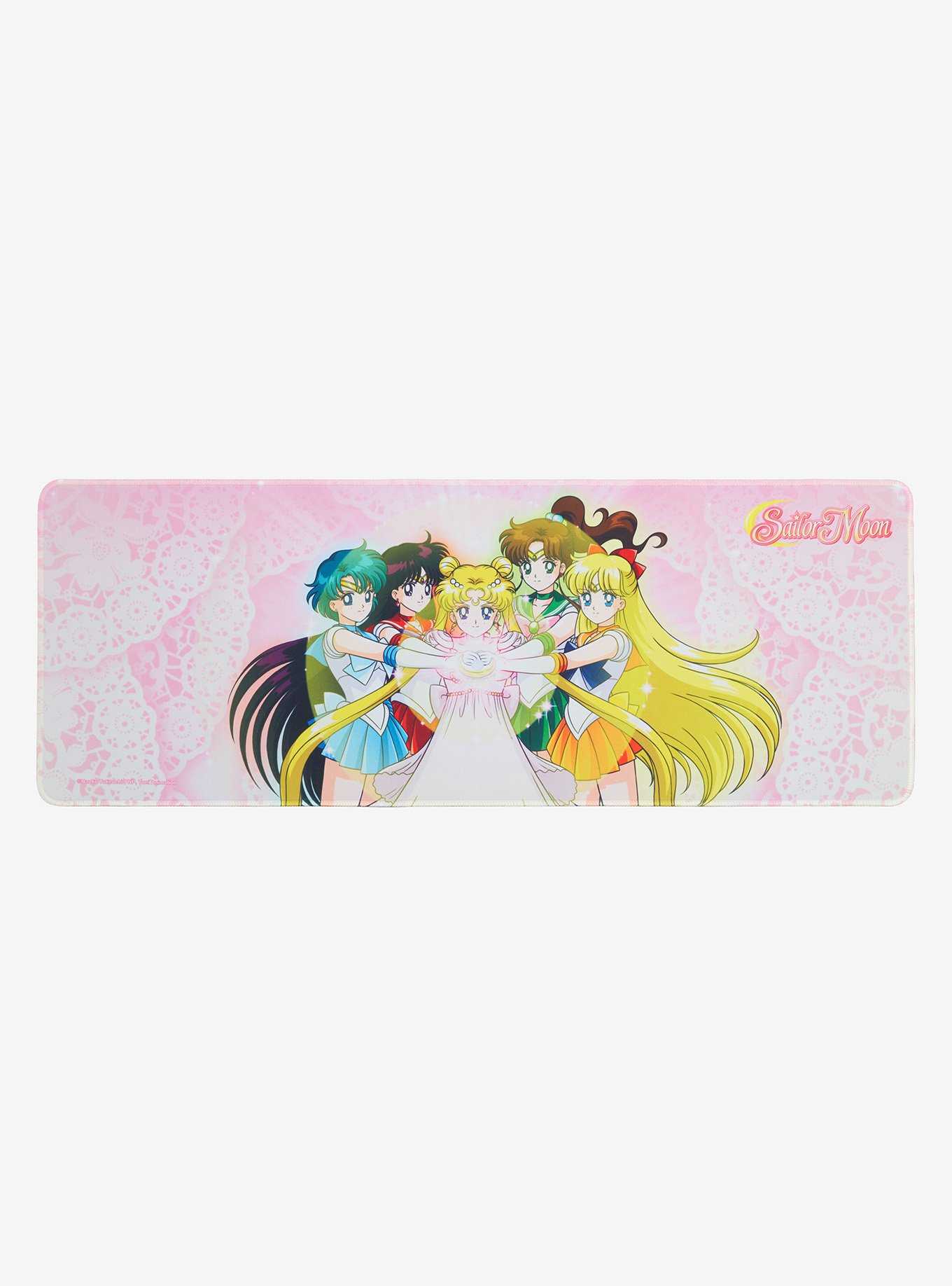 Sailor Moon Sailor Guardians Group Portrait Wide Mousepad, , hi-res