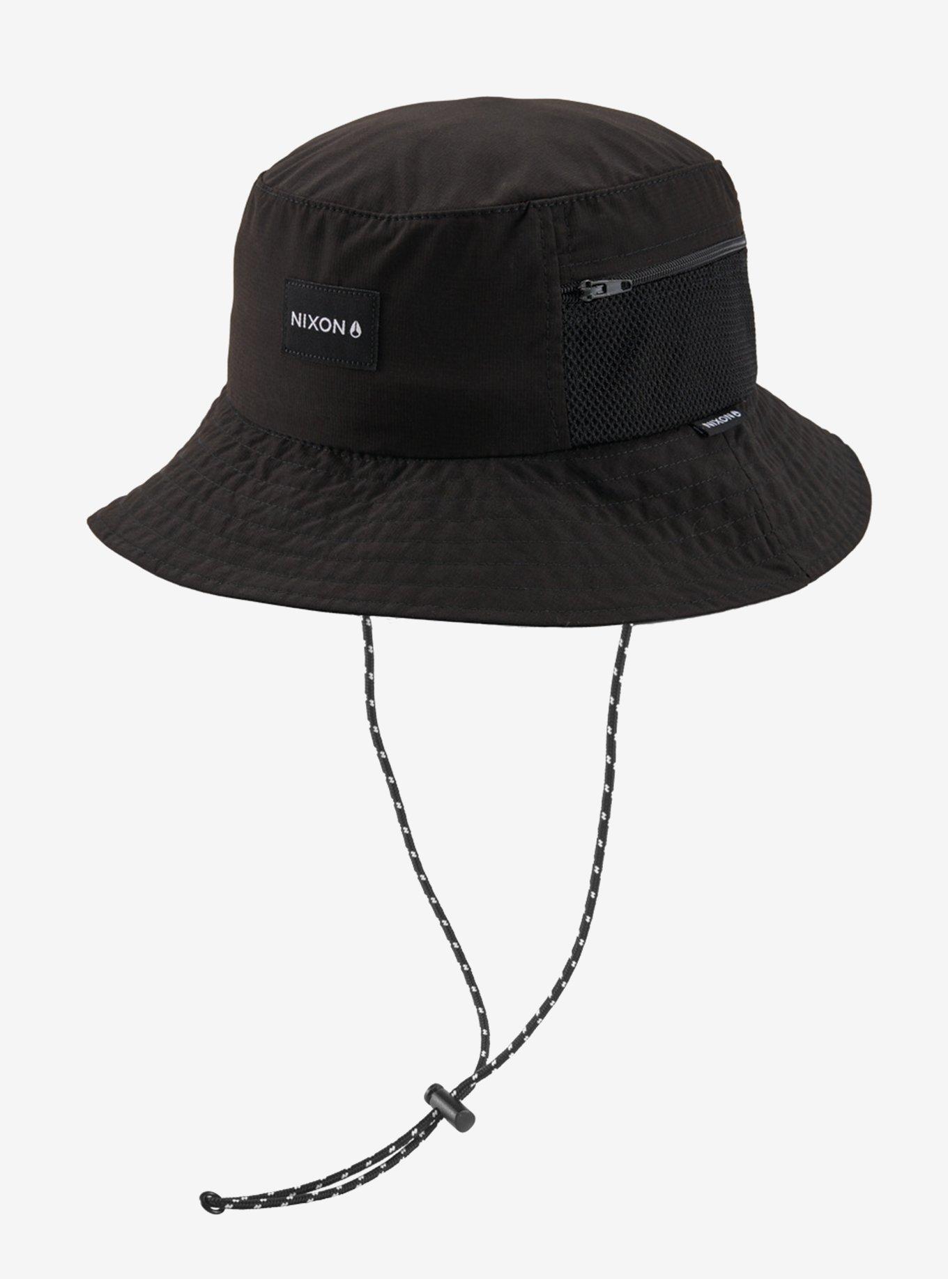 Nixon Brando Bucket Hat Black, BLACK, hi-res