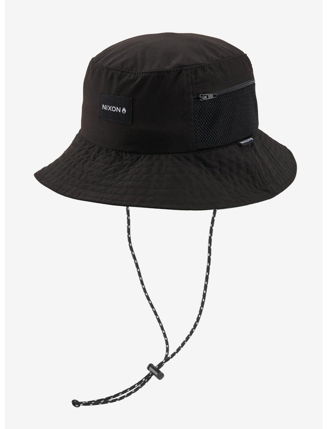 Nixon Brando Bucket Hat Black, BLACK, hi-res