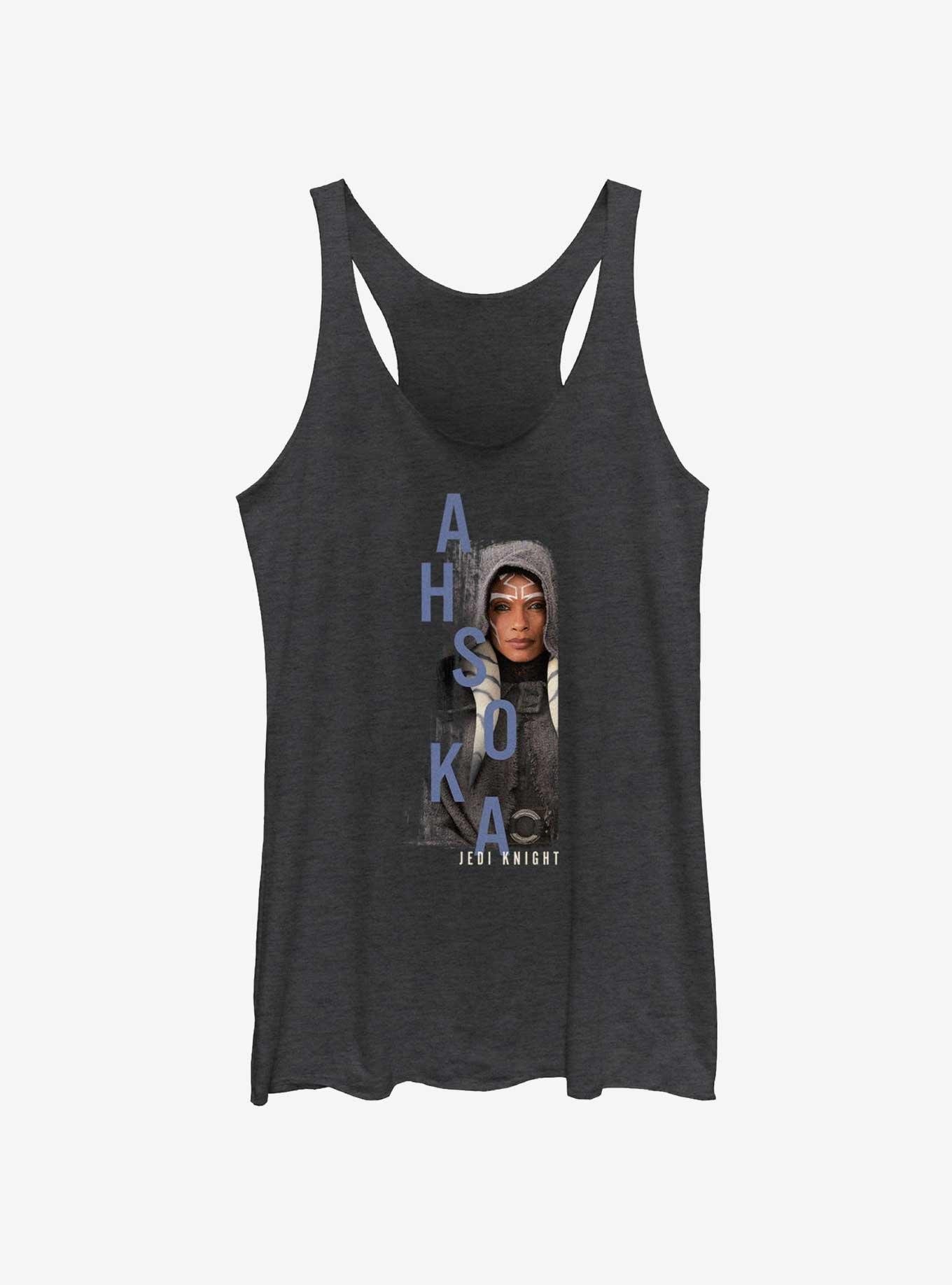 Star Wars Ahsoka Jedi Knight Womens Tank Top, BLK HTR, hi-res