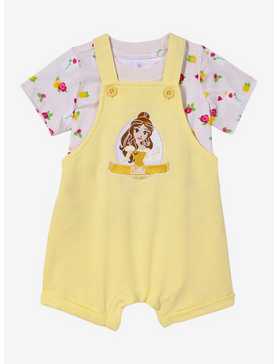 Disney Beauty and the Beast Belle Infant Overall Set — BoxLunch Exclusive, , hi-res