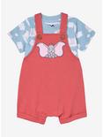 Disney Dumbo Infant Overall Set — BoxLunch Exclusive, RED, hi-res