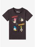 Mickey and Friends Character Flip Toddler T-Shirt - BoxLunch Exclusive, CHARCOAL  BLACK, hi-res