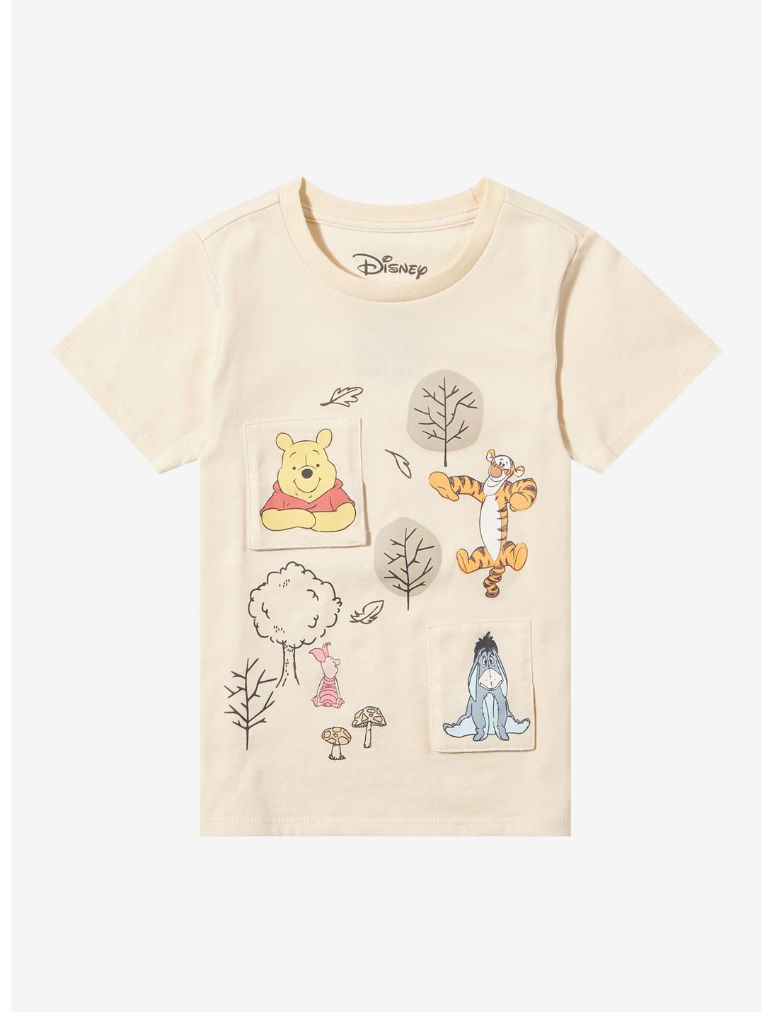 Disney Winnie the Pooh and Friends Flip Toddler T-Shirt - BoxLunch Exclusive, NATURAL, hi-res