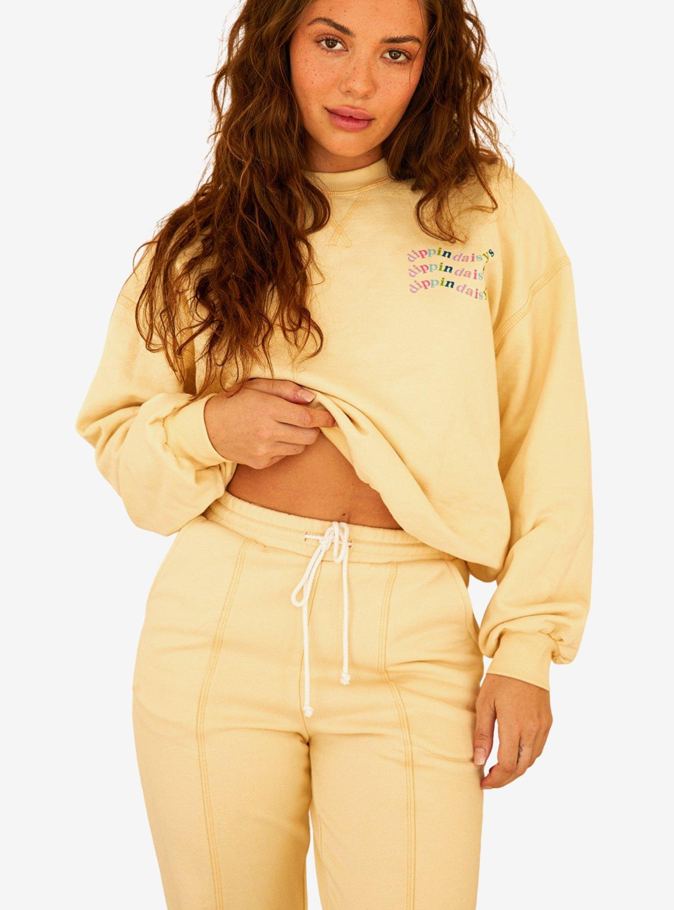 Dippin' Daisy's DD Wave Crewneck Sweatshirt Cream, , hi-res