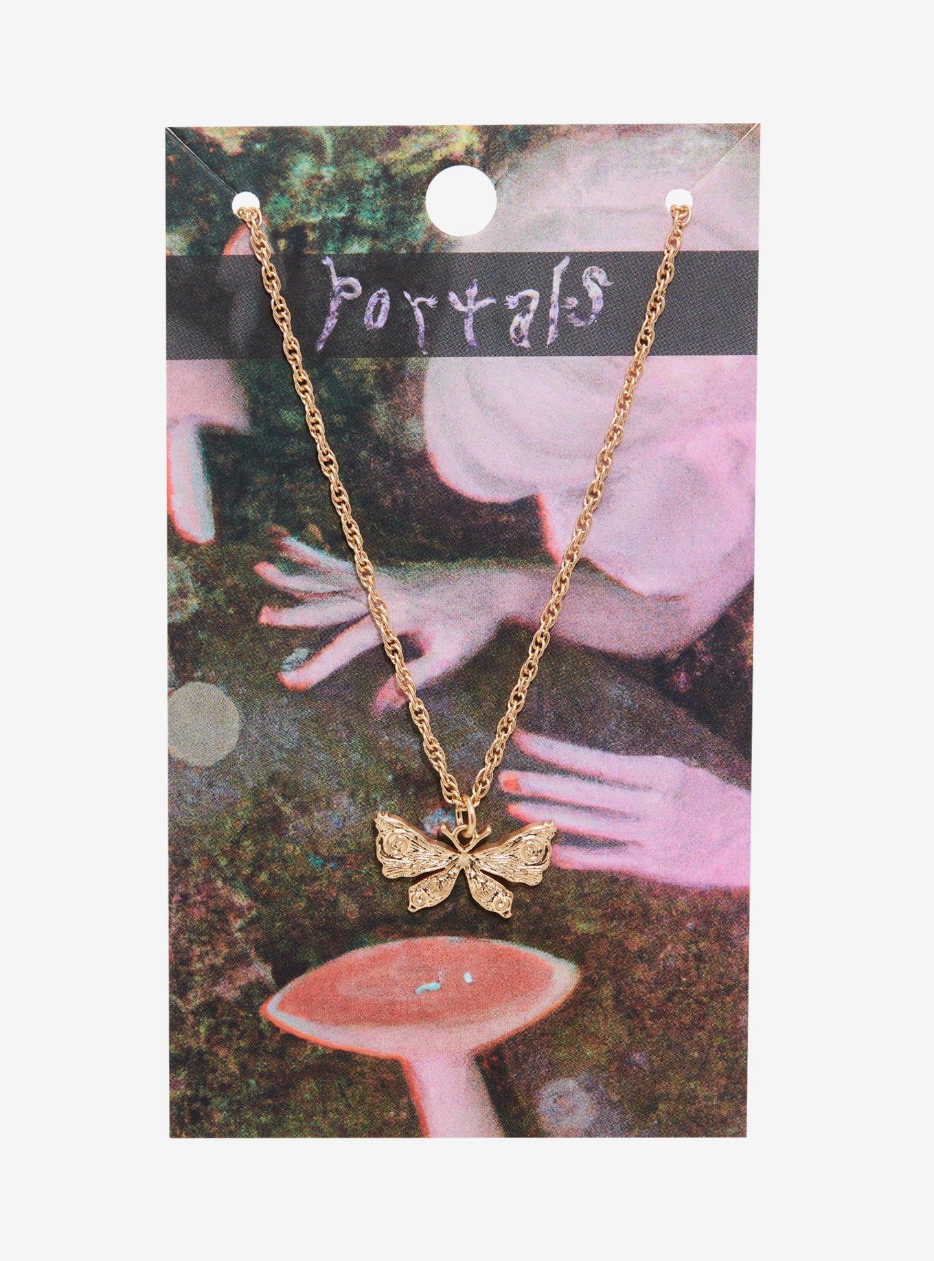 Melanie Martinez Portals Butterfly Necklace, , hi-res