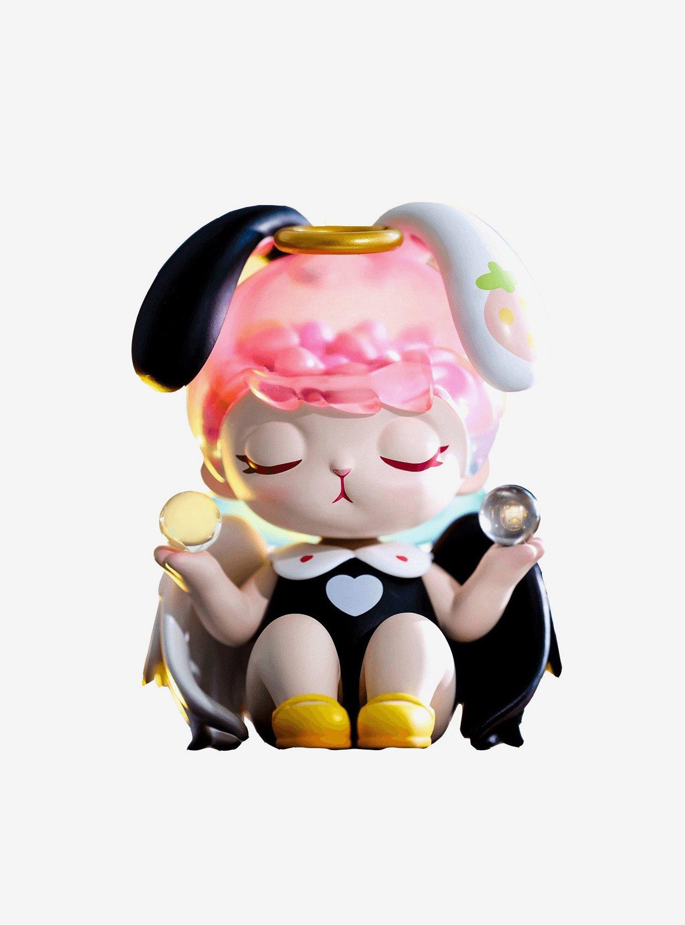 Bunny Black & White Angel Figure by Pop Mart, , hi-res