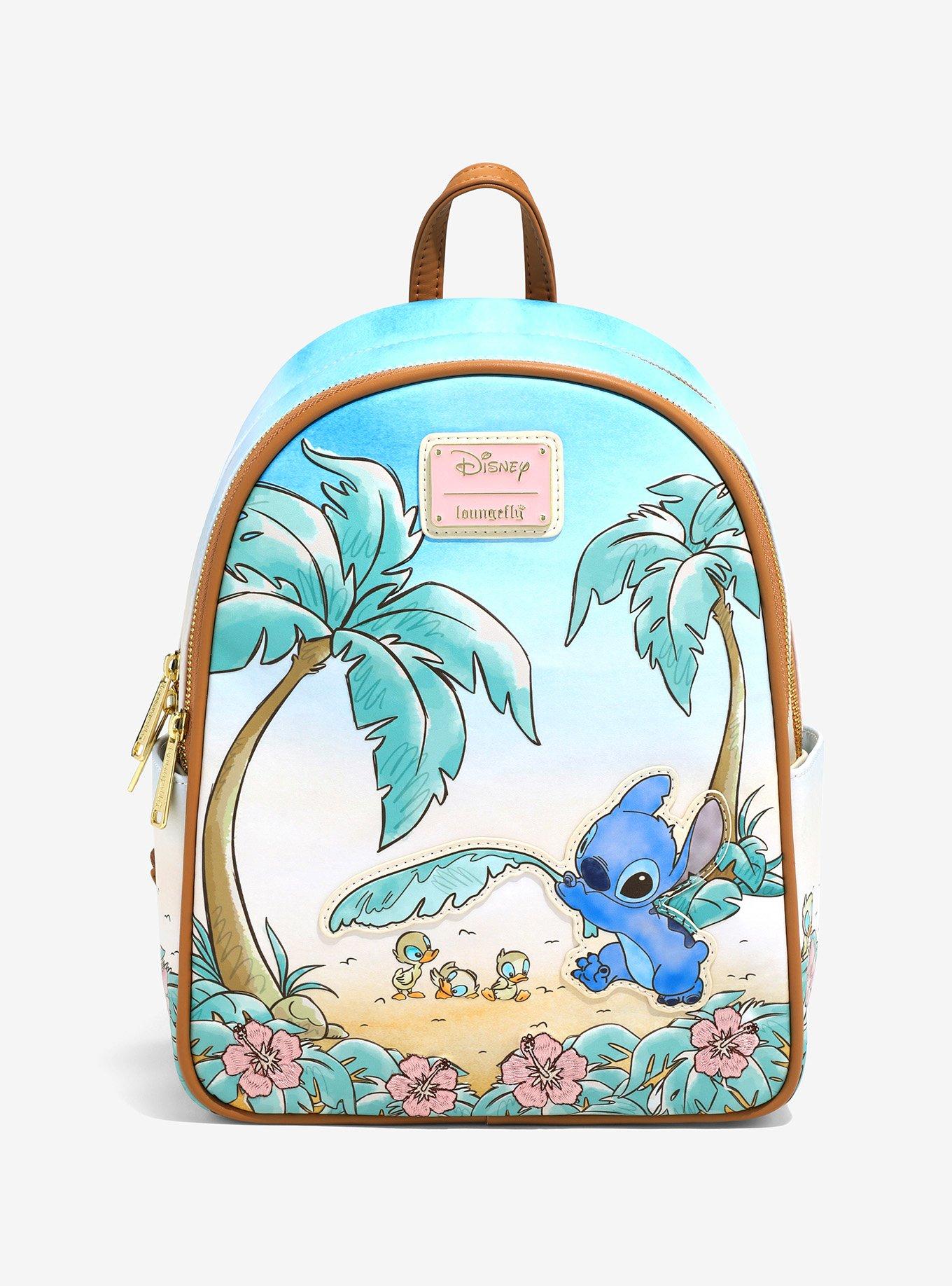 Loungefly Disney Lilo Stitch Ducklings Mini Backpack BoxLunch Exclusive BoxLunch