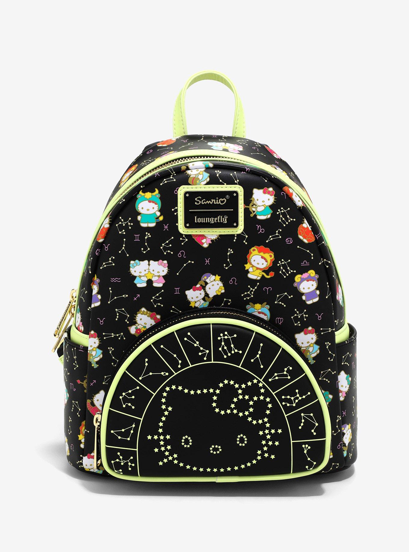 Loungefly Sanrio Hello Kitty Zodiac Sign Glow in the Dark Mini Backpack BoxLunch Exclusive BoxLunch