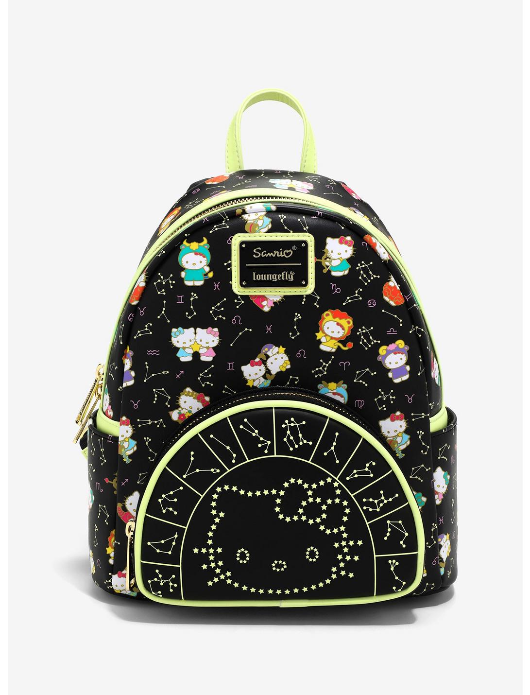 Loungefly Sanrio Hello Kitty Zodiac Sign Glow-in-the-Dark Mini Backpack — BoxLunch Exclusive, , hi-res