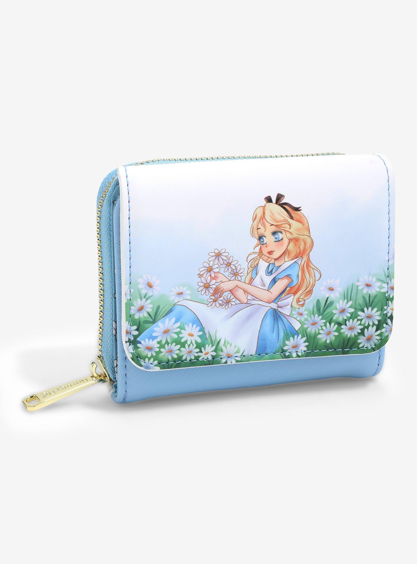 Loungefly Disney Alice in Wonderland Daisy Field Wallet BoxLunch Exclusive BoxLunch