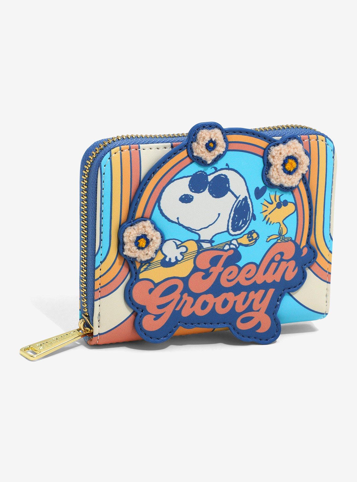 Loungefly Peanuts Snoopy and Woodstock Feelin' Groovy Wallet — BoxLunch Exclusive, , hi-res