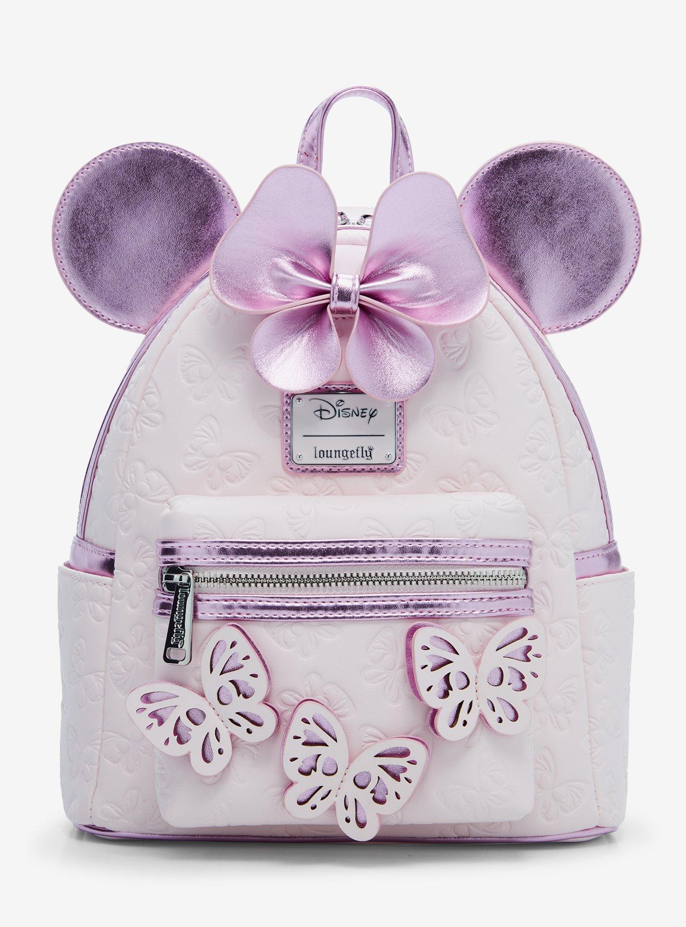 Loungefly pink minnie backpack online