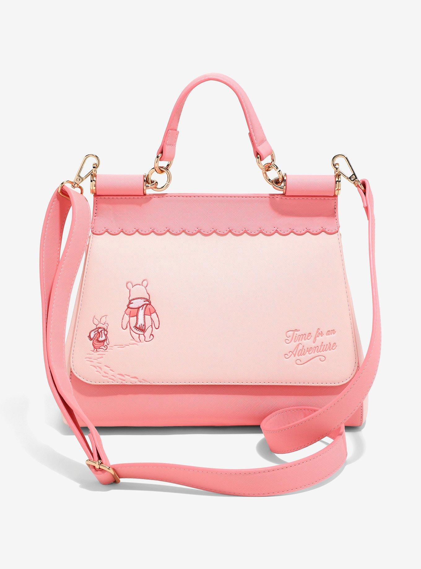 Loungefly Disney Winnie the Pooh Piglet and Pooh Pink Crossbody Bag — BoxLunch Exclusive