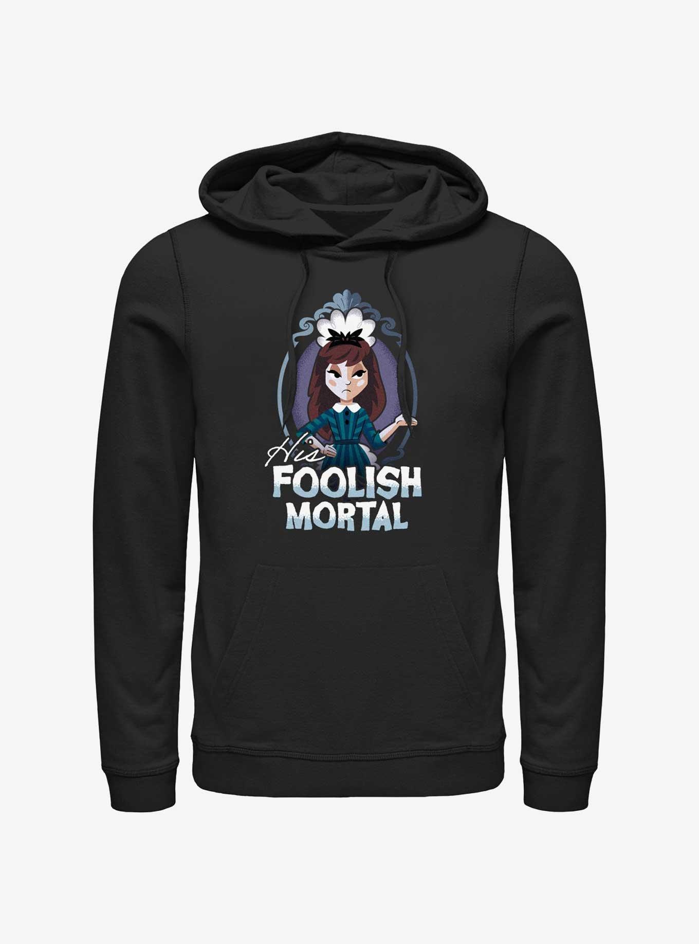 Disney Haunted Mansion His Foolish Mortal Hoodie, BLACK, hi-res