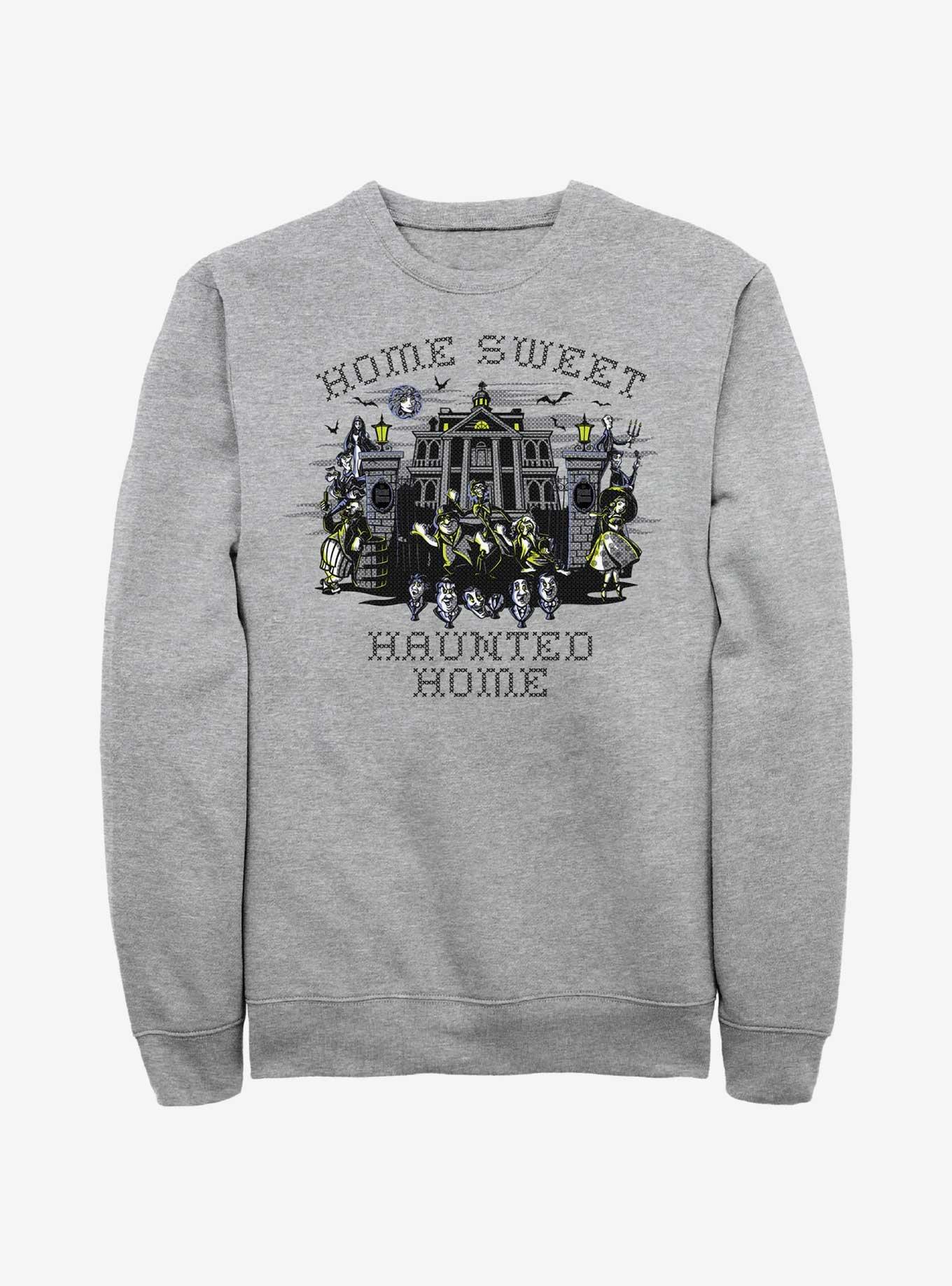 Disney Haunted Mansion Home Sweet Haunted Home Sweatshirt, ATH HTR, hi-res