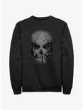 Disney Haunted Mansion Skull Graveyard Ghosts Sweatshirt, BLACK, hi-res