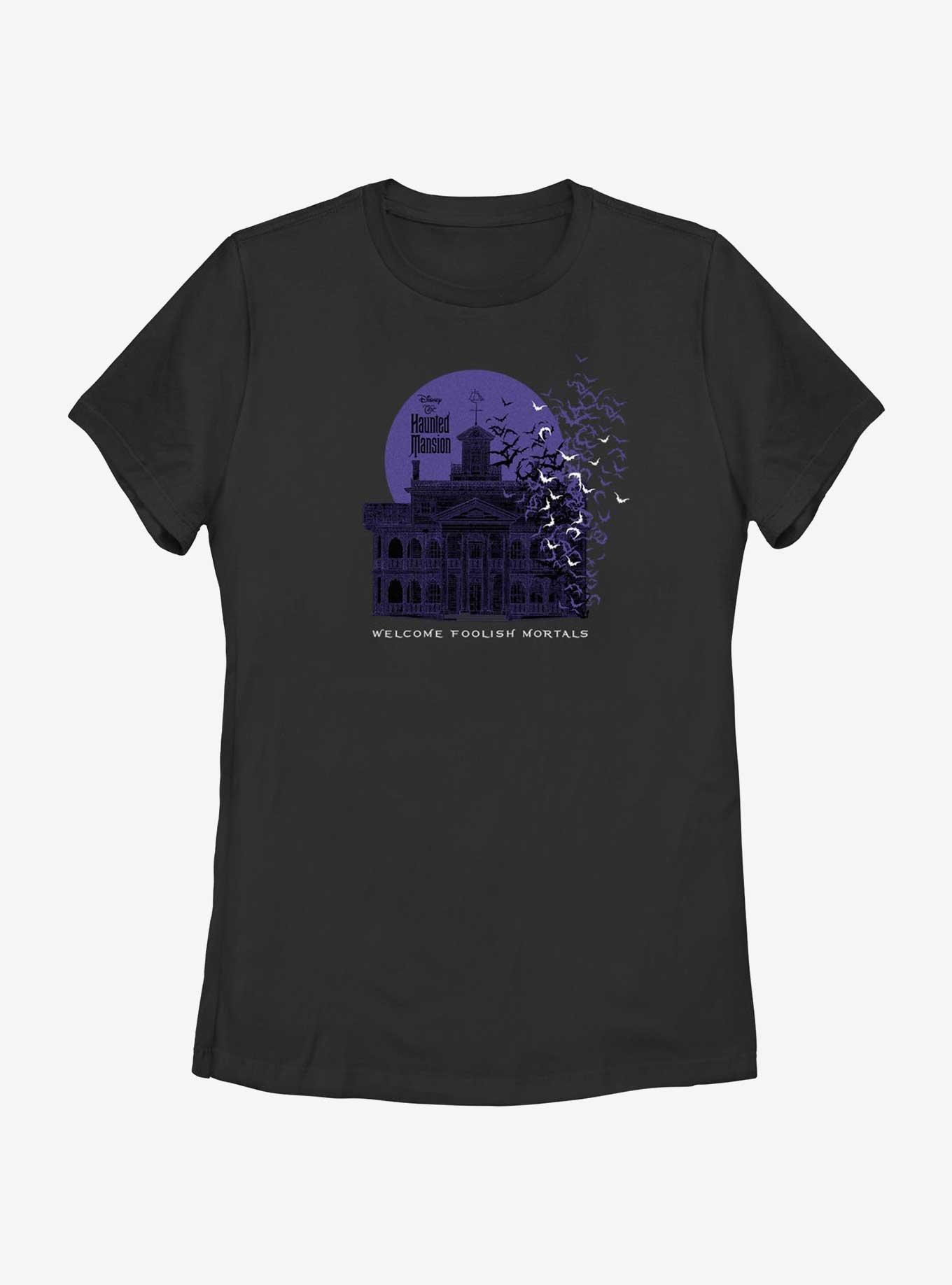 Disney Haunted Mansion Welcome Foolish Mortals Womens T-Shirt, , hi-res