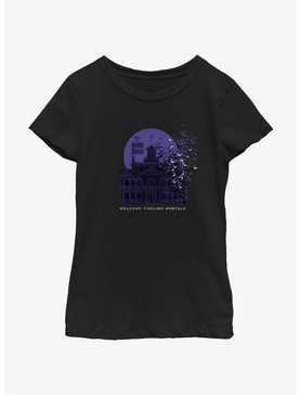 Disney Haunted Mansion Welcome Foolish Mortals Youth Girls T-Shirt, , hi-res