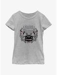 Disney Haunted Mansion Gargoyle With Candles Youth Girls T-Shirt, ATH HTR, hi-res
