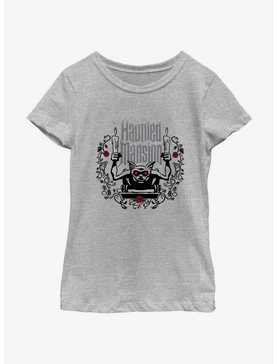 Disney Haunted Mansion Gargoyle With Candles Youth Girls T-Shirt, , hi-res