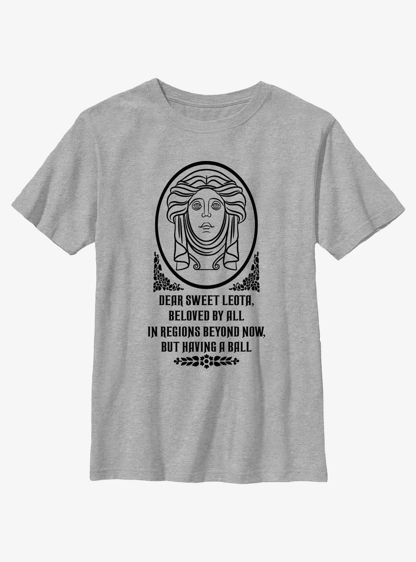 Disney Haunted Mansion Dear Sweet Leota Youth T-Shirt, ATH HTR, hi-res