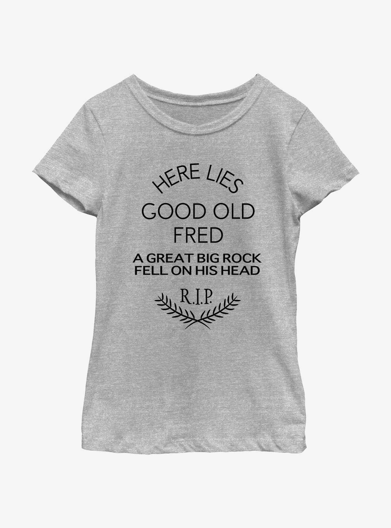 Disney Haunted Mansion Here Lies Good Old Fred Youth Girls T-Shirt, , hi-res
