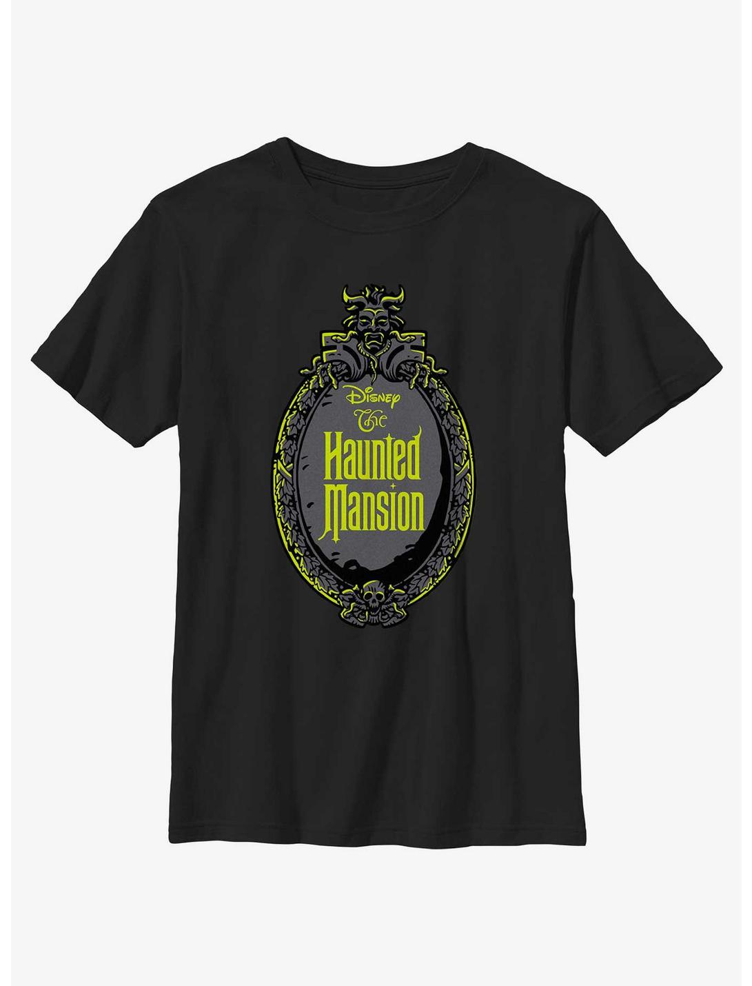 Disney Haunted Mansion Haunted Mirror Youth T-Shirt, BLACK, hi-res