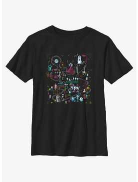 Disney Haunted Mansion Mansion Map Youth T-Shirt, , hi-res