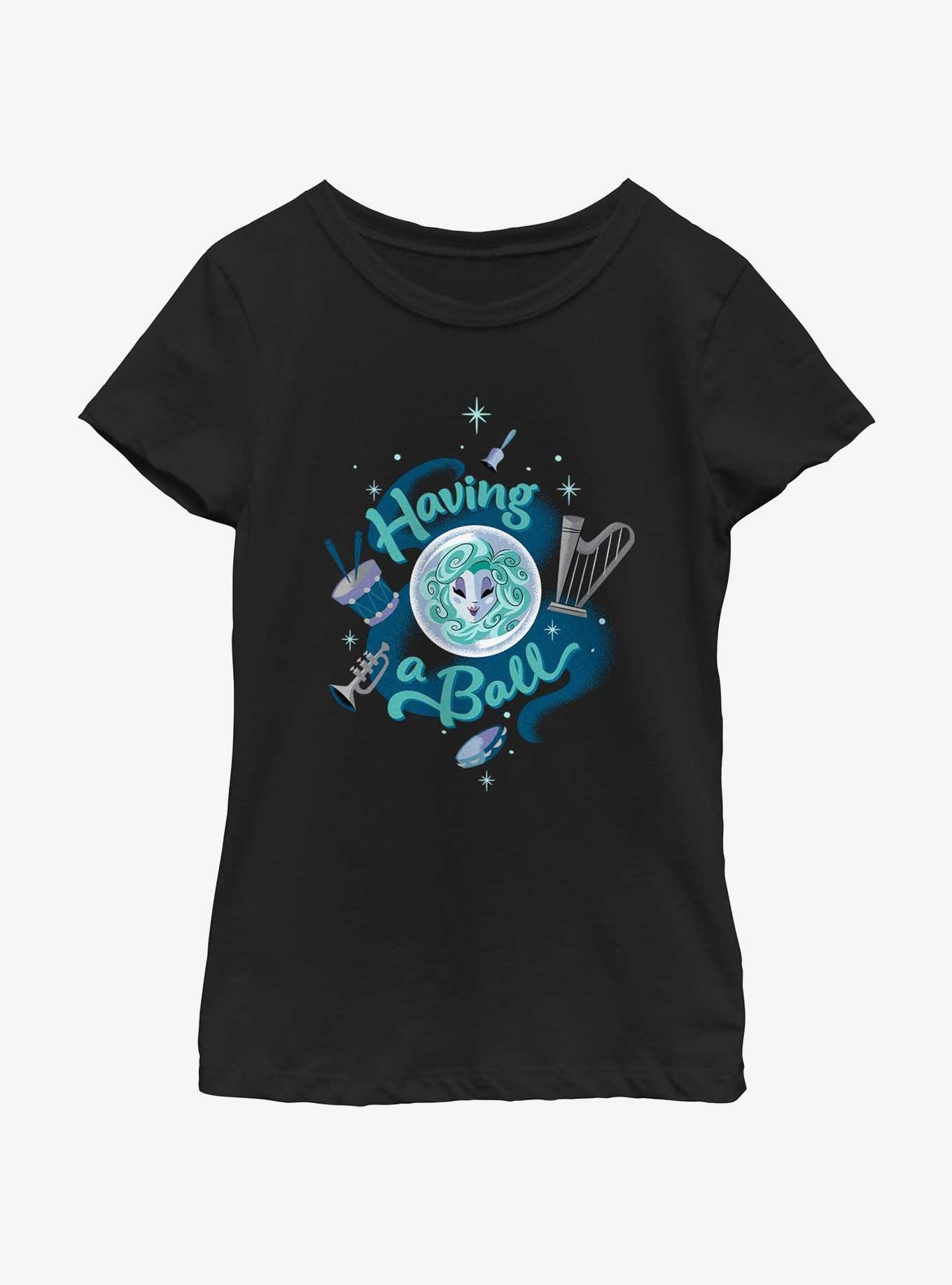 Disney Haunted Mansion Madam Leota Having A Ball Youth Girls T-Shirt, , hi-res