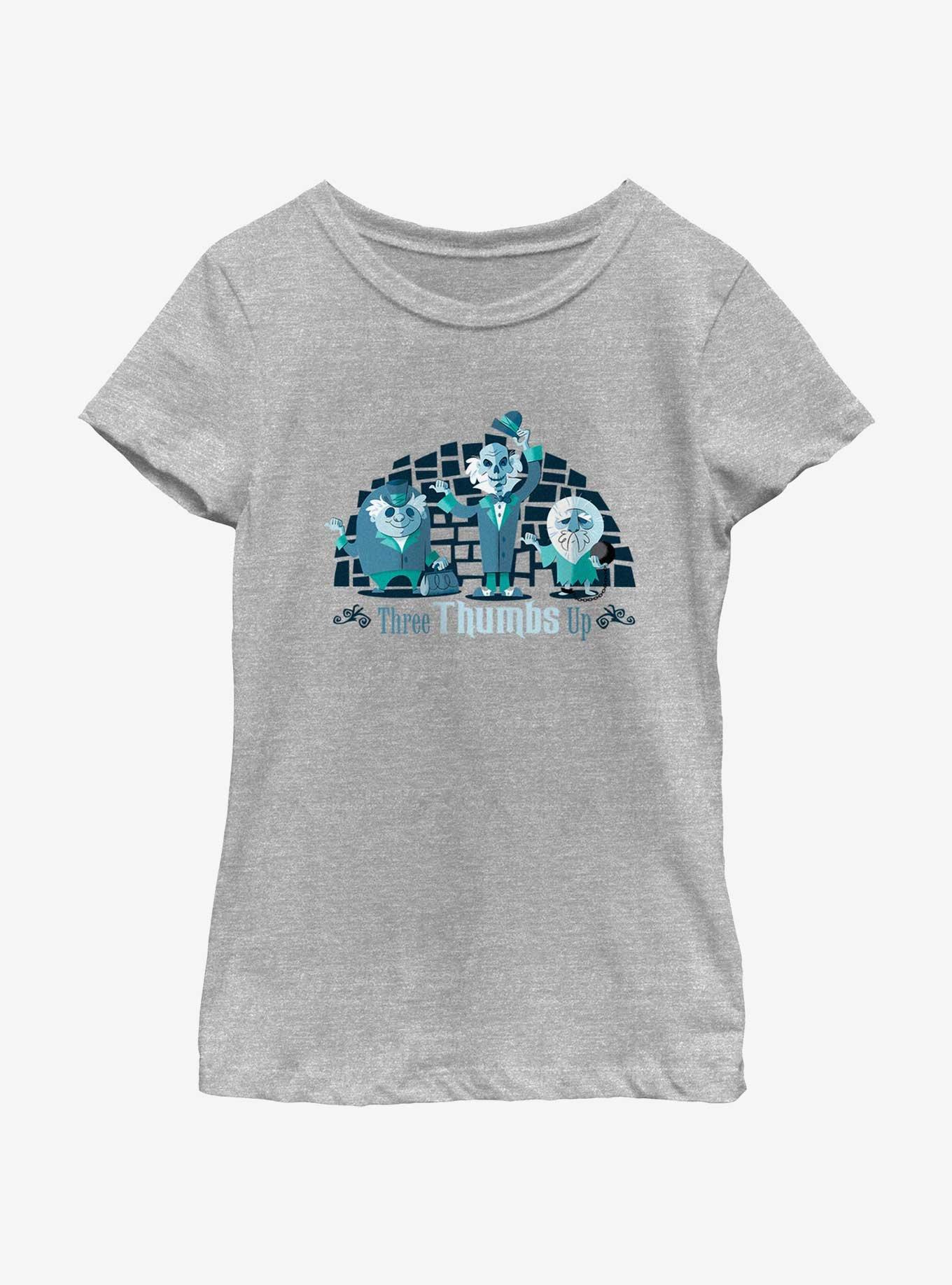 Disney Haunted Mansion Three Thumbs Up Youth Girls T-Shirt, , hi-res