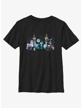 Disney Haunted Mansion Entrance Lineup Youth T-Shirt, , hi-res