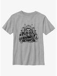 Disney Haunted Mansion Haunted Gargoyle Candles Youth T-Shirt, ATH HTR, hi-res