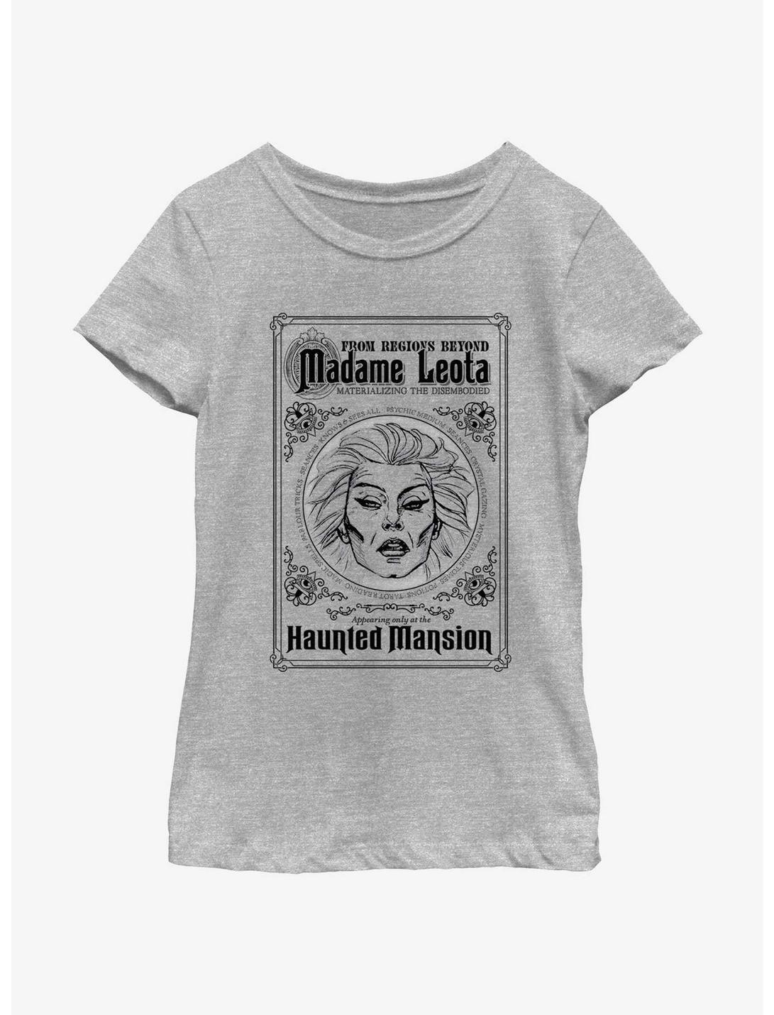 Disney Haunted Mansion Madame Leota Poster Youth Girls T-Shirt, ATH HTR, hi-res