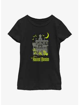 Disney Haunted Mansion Moon Night Hitchhike Youth Girls T-Shirt, , hi-res