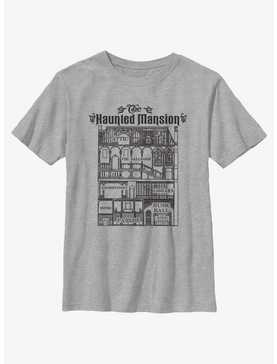 Disney Haunted Mansion Blueprint Youth T-Shirt, , hi-res
