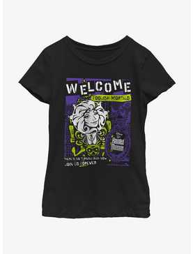 Disney Haunted Mansion Leota Toombs Welcome Poster Youth Girls T-Shirt, , hi-res