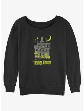 Disney Haunted Mansion Moon Night Hitchhike Womens Slouchy Sweatshirt, , hi-res