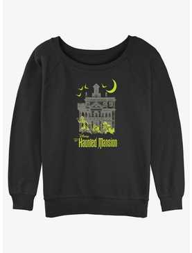Disney Haunted Mansion Moon Night Hitchhike Womens Slouchy Sweatshirt, , hi-res
