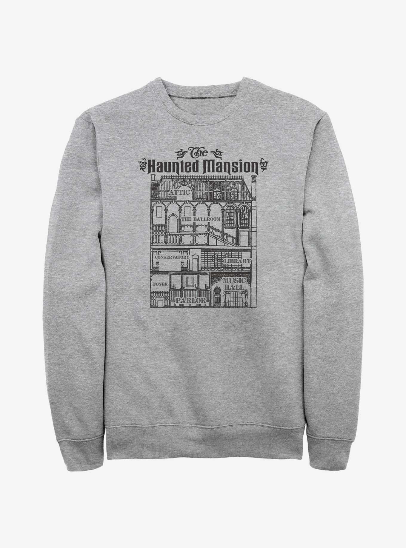 Disney Haunted Mansion Blueprint Sweatshirt, , hi-res