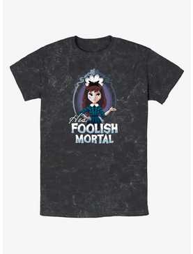 Disney Haunted Mansion His Foolish Mortal Mineral Wash T-Shirt, , hi-res