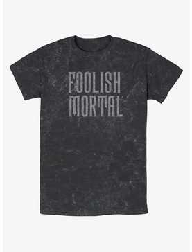 Disney Haunted Mansion Foolish Mortal Mineral Wash T-Shirt, , hi-res