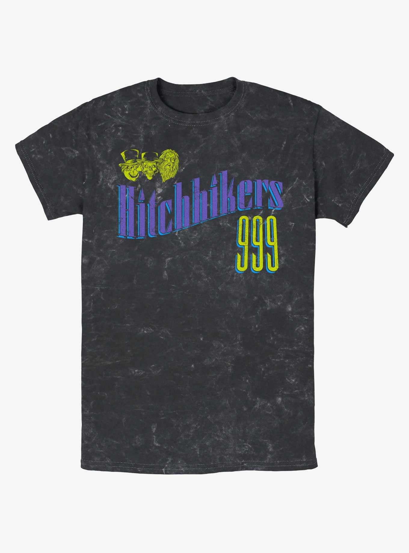 Disney Haunted Mansion Hitchhikers Club Mineral Wash T-Shirt, BLACK, hi-res